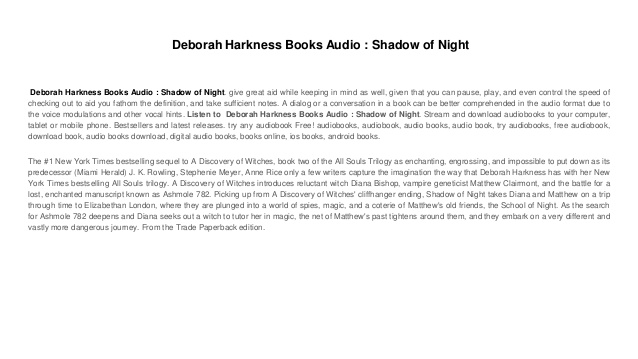 deborah harkness book 2